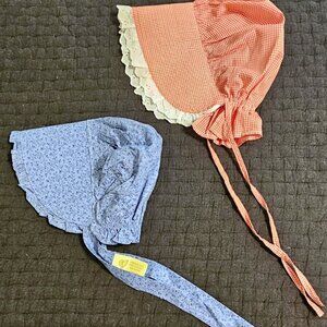 Pioneer sunbonnets blue calico  souvenir Gettysburg MINT